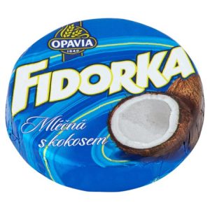Opavia Fidorka Mléčná s kokosem, oplatka, modrá 30g