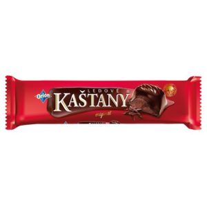 ORION LEDOVÉ KAŠTANY v hořké čokoládě s kakaovooříškovou náplní 45g
