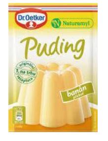 Dr. Oetker Naturamyl puding banán 37g