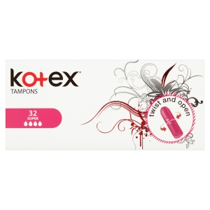 Kotex tampony (32ks/kra) super