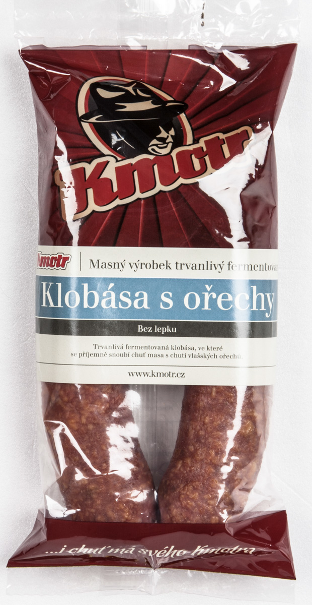 Klobása s ořechy 180g
