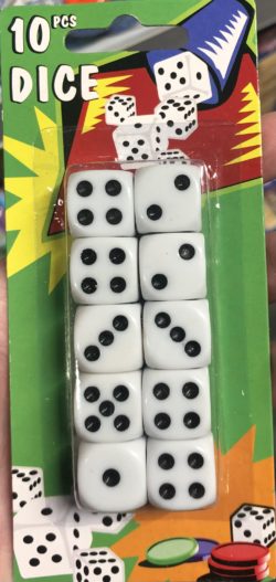 Hrací kostky 10ks
